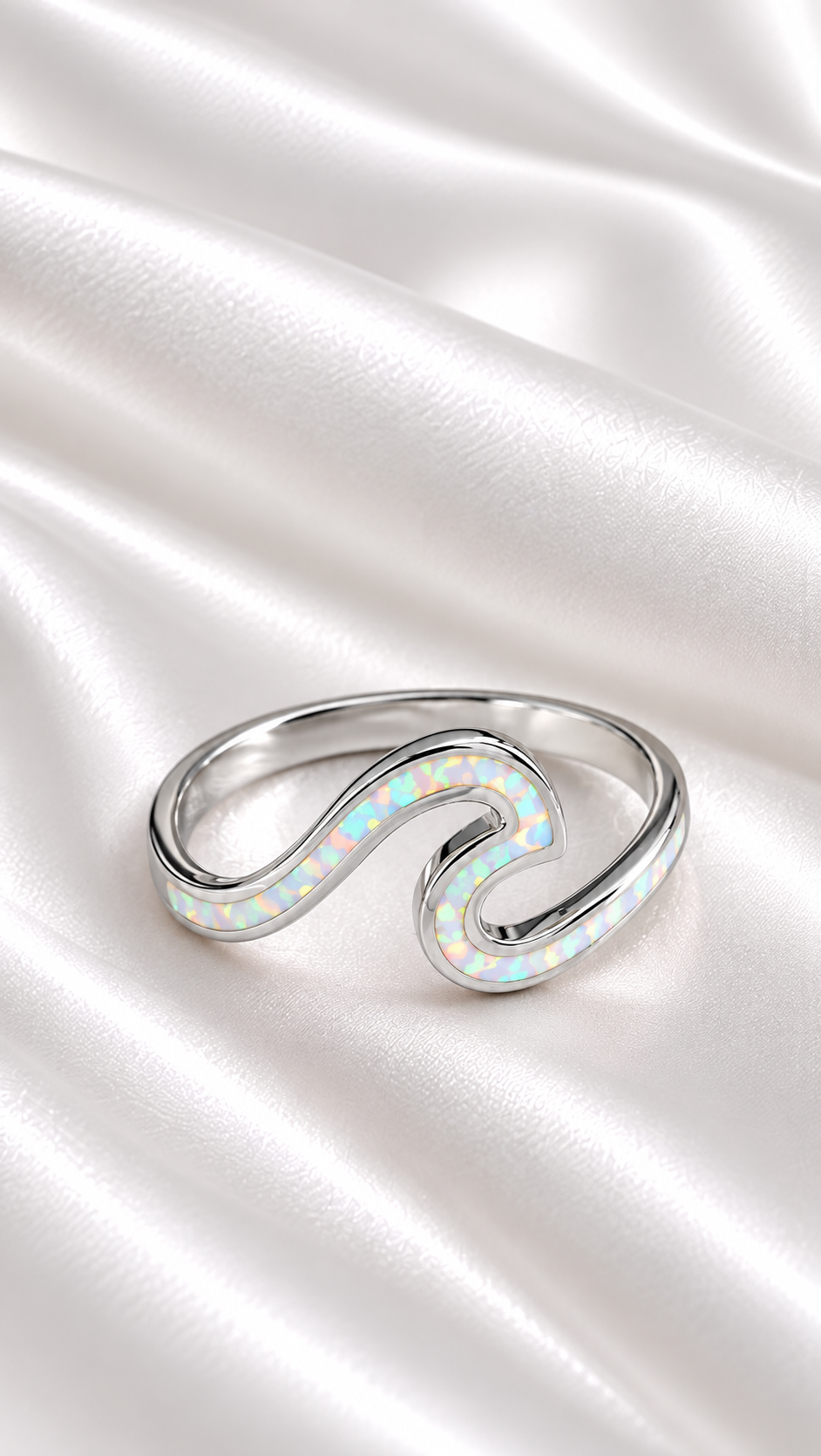 Opal ring in 925 silver