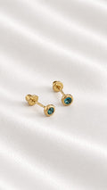 Aretes de 14k
