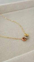 Cadena 3 oros 14k