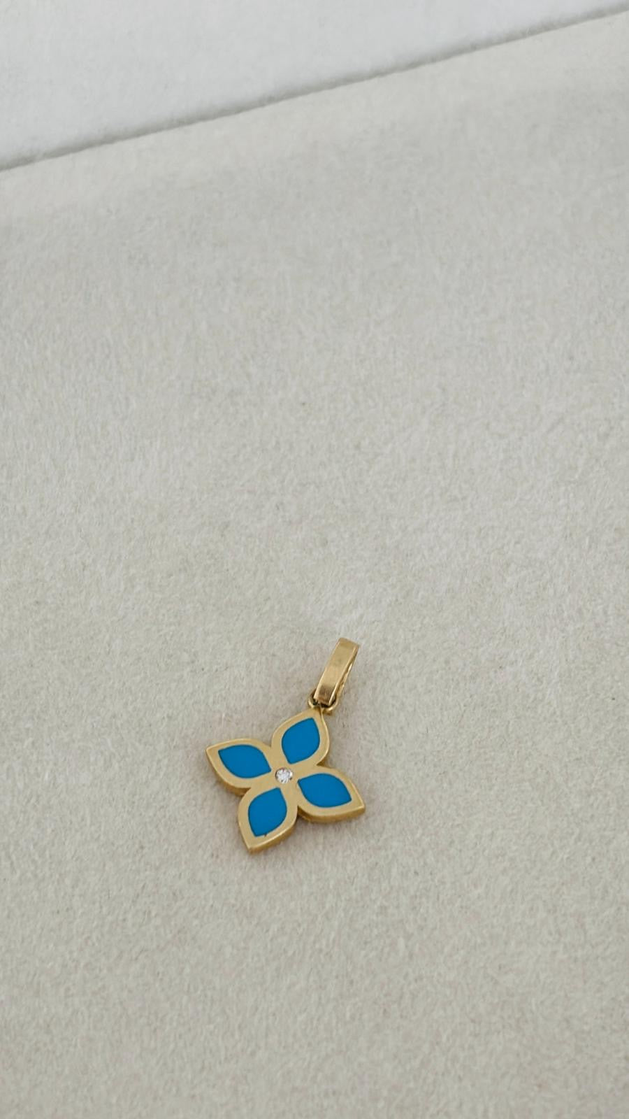 Dije flor 14k