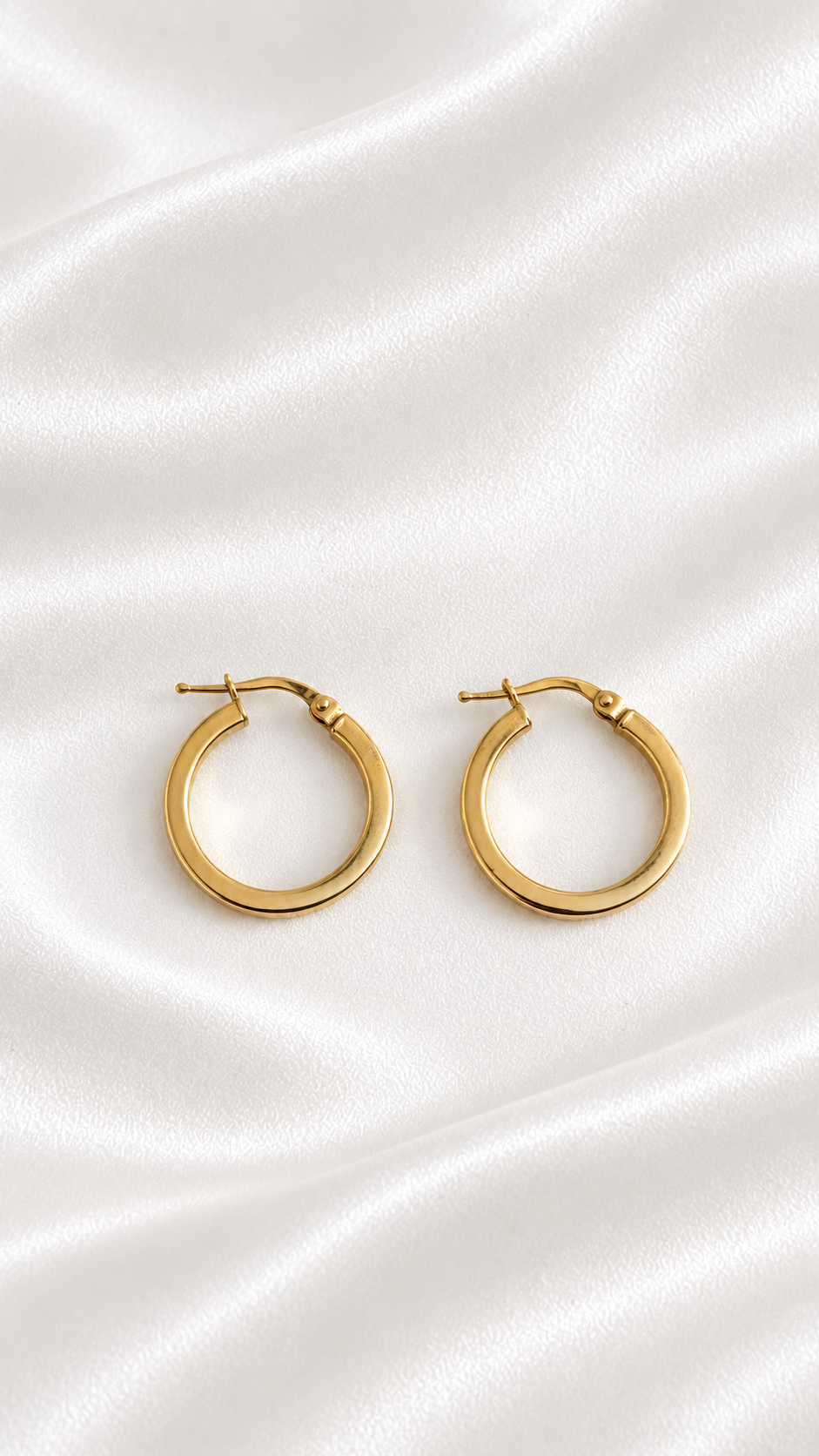 Argollas de 14k – 14k Gold Hoop Earrings