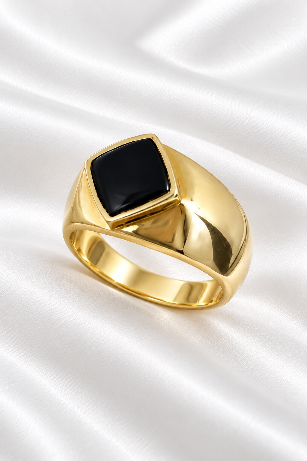Anillo con Ónix de Plata 925 – 925 Sterling Silver Onyx Ring (foto 2)