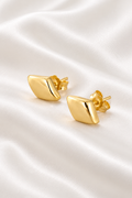 Aretes Rombo de 14k – 14k Gold Diamond Shape Earrings