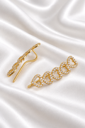 Aretes de Corazones Ajustables de 14k – 14k Gold Adjustable Heart Earrings