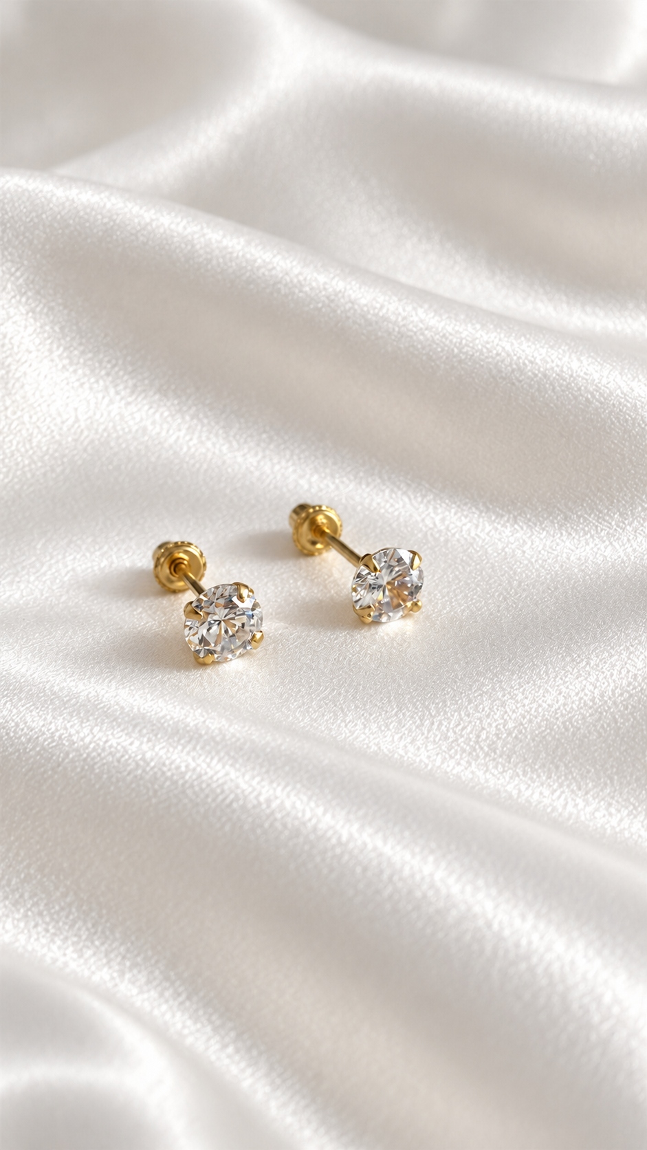 Aretes de 14k