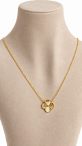 Cadena con Trébol de 10k – 10k Gold Clover Necklace