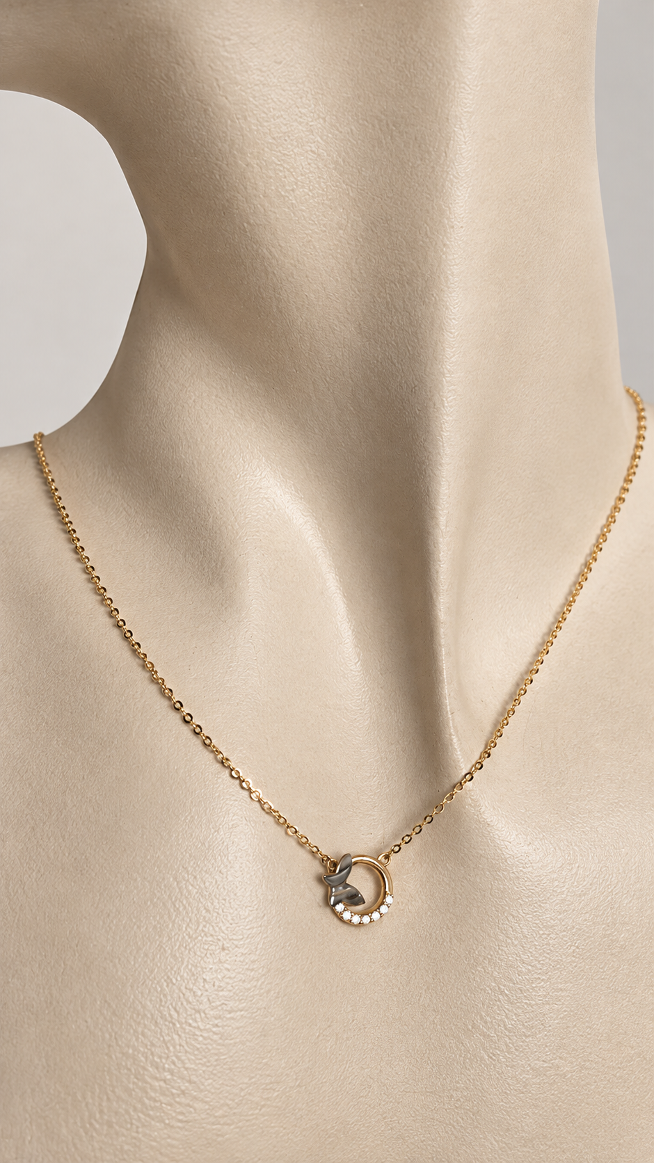 Chain with pendant in 14k gold