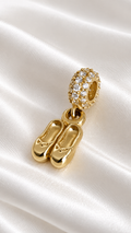 Dije de Zapatillas de Ballet de 10k – 10k Gold Ballet Shoes Pendant