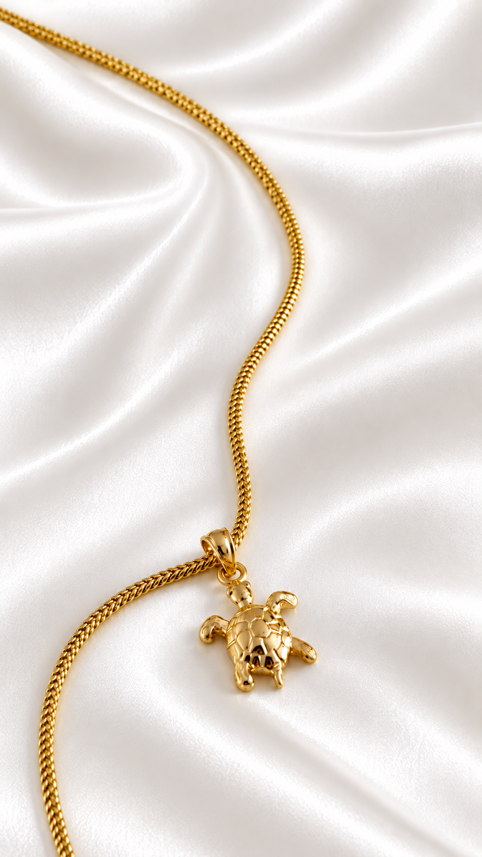 Dije de Tortuga Pequeño de 14k – 14k Gold Small Turtle Pendant
