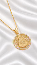 Dije Virgen Milagrosa de 10k – 10k Gold Miraculous Medal Pendant