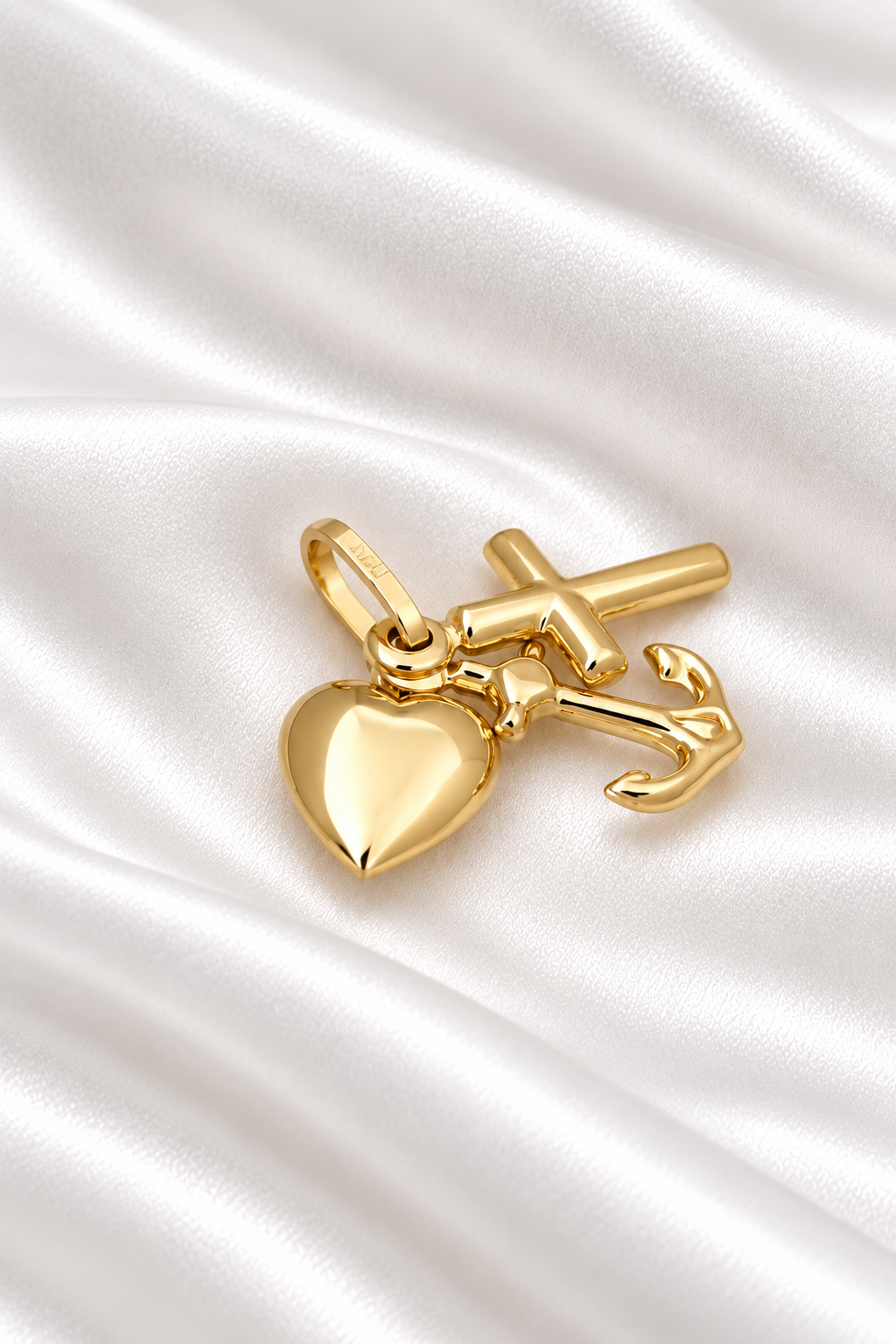 Dije Las Tres Gracias de 14k – 14k Gold Three Graces Pendant