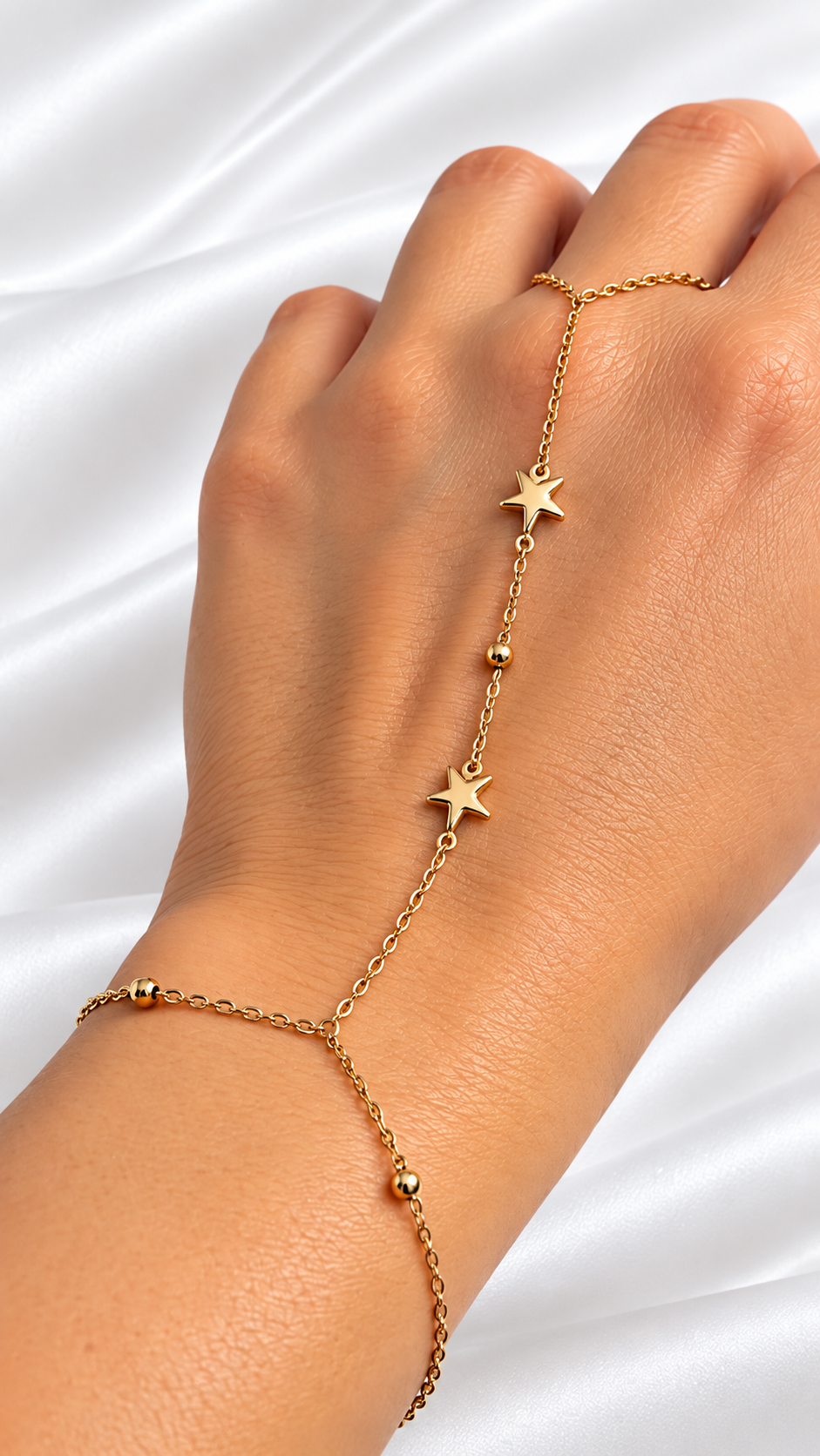 Pulsera de Estrellas de 14k – 14k Gold Star Bracelet