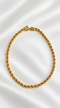 Pulsera Torzal de 14k – 14k Gold Rope Bracelet