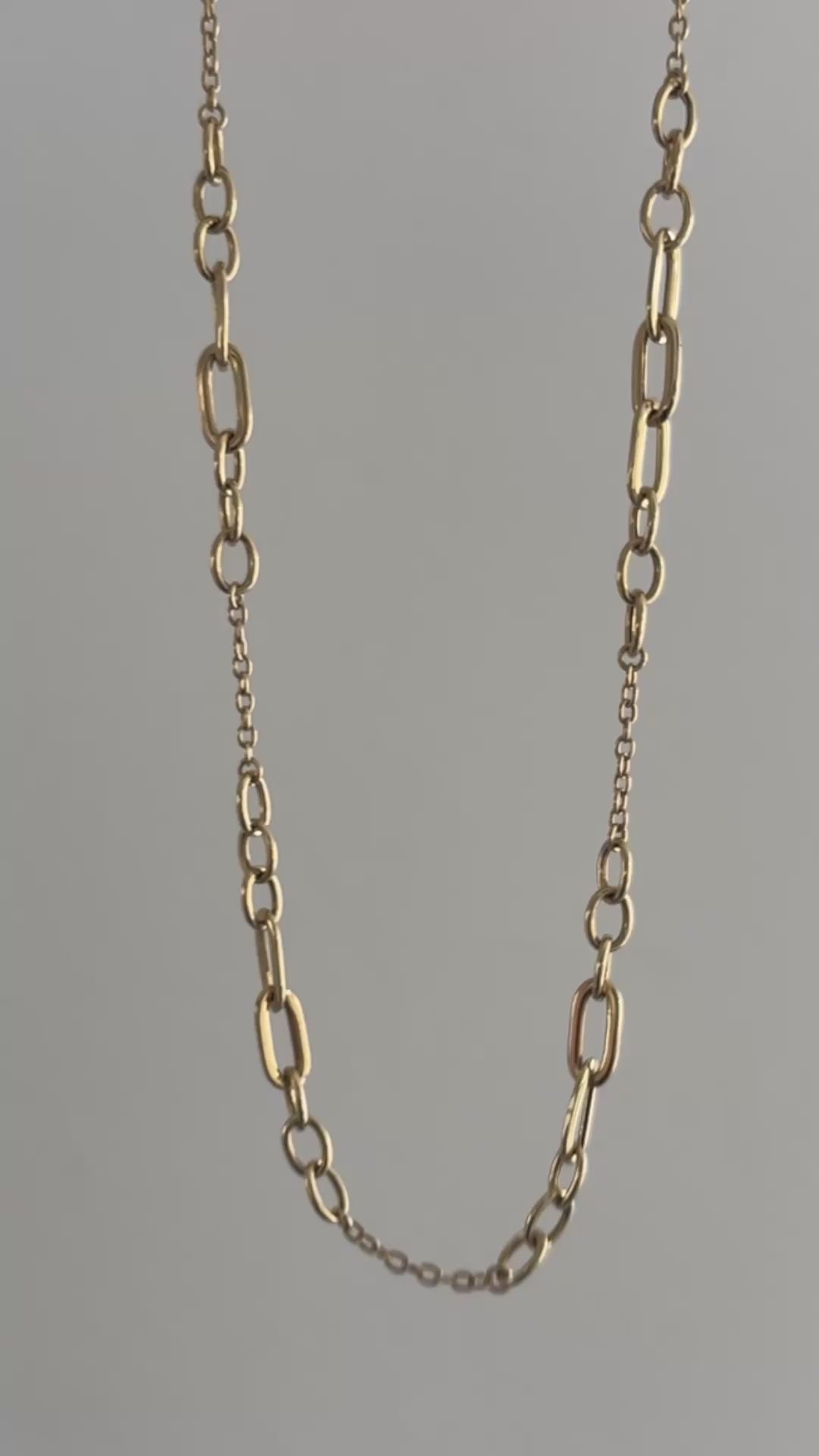 Cadena tipo gargantilla 14k